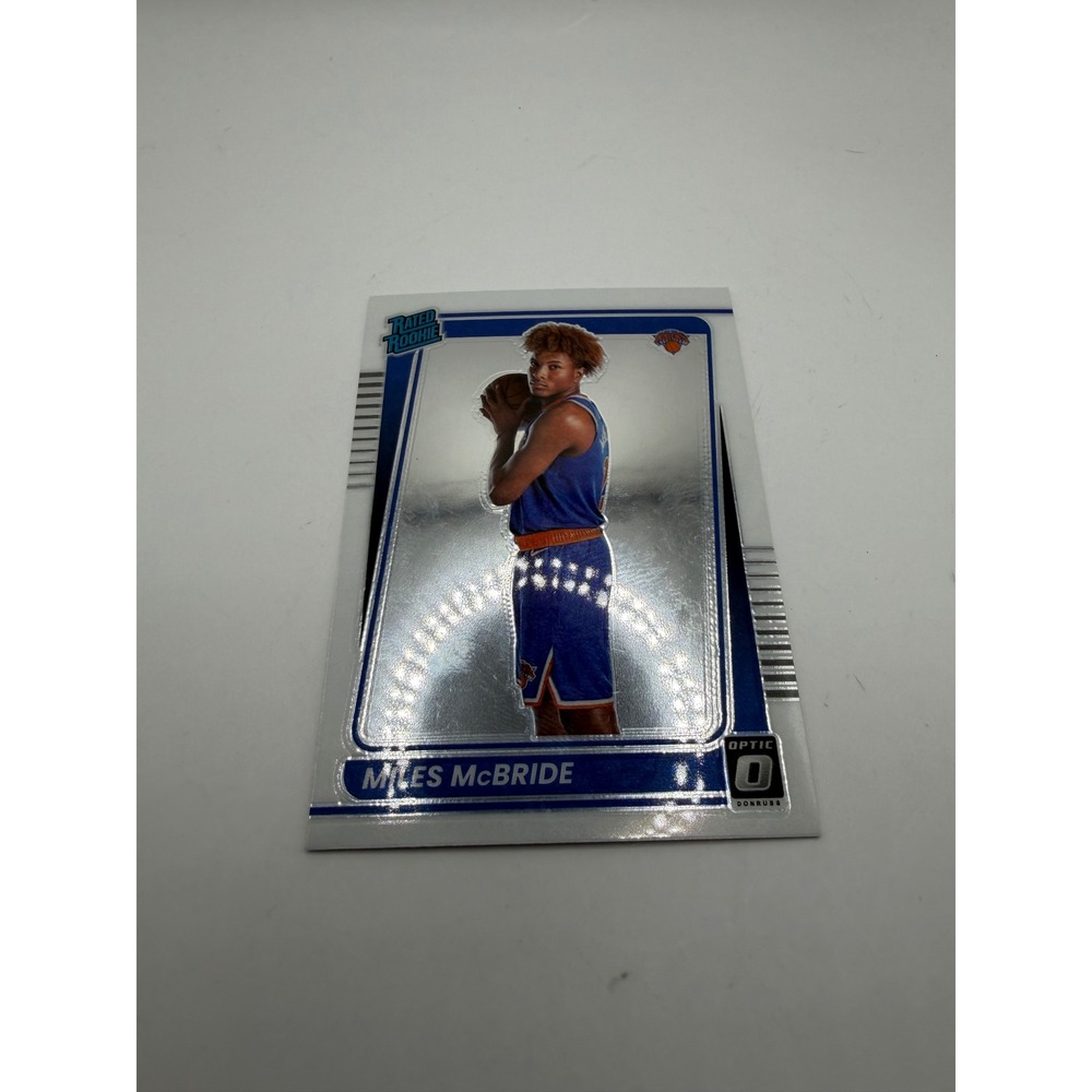 2021-22 Panini Donruss Optic Miles McBride Rated Rookie #174โ New York Knicks